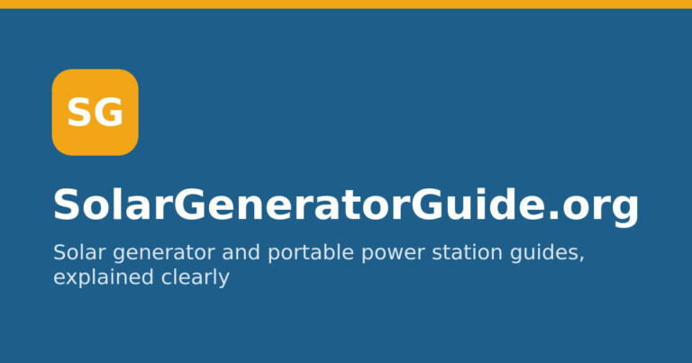 SolarGeneratorGuide.org: Solar Generator Guide
